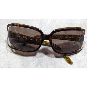 Vera Bradley Renee Green And Brown Tortoise Sunglasses